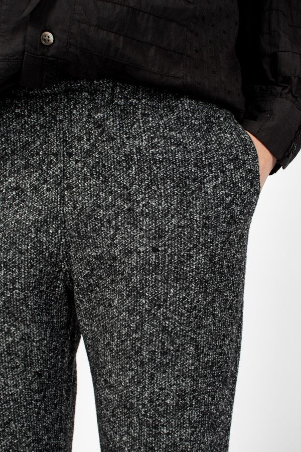 STK Pant Charcoal Melange Hot on Sale