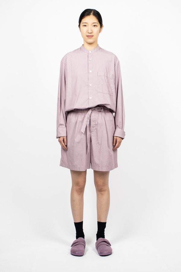 Birkenstock 1774 Pyjama Shorts Mauve Stripes Online Hot Sale