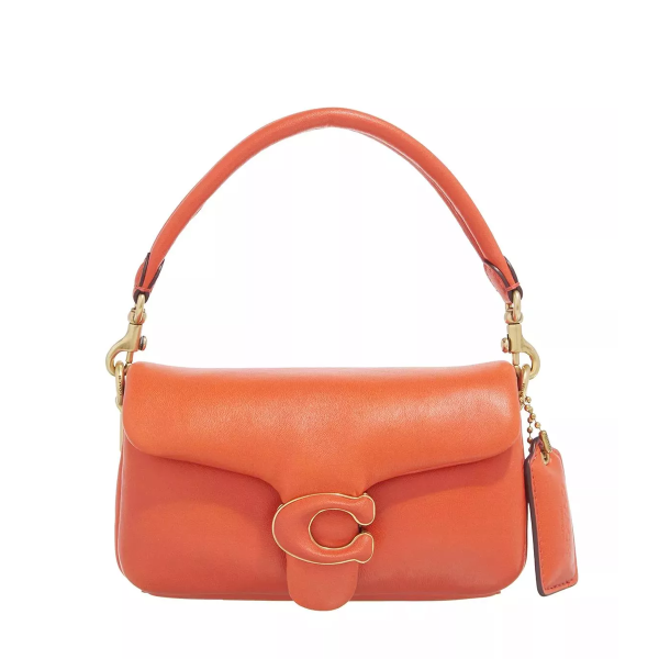 Coach Pillow Tabby Shoulder Bag - Sun Orange Fashion