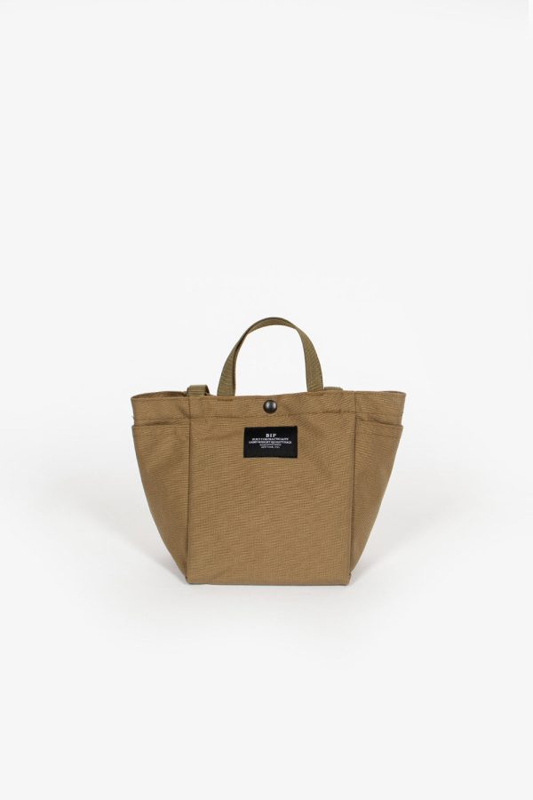 Small Side Pocket Tote Khaki Online