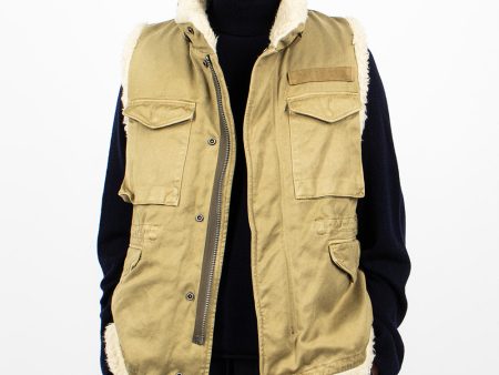 Mil Boa Vest Khaki For Discount