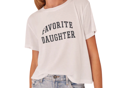 Favorite Daughter Cropped Collegiate Tee Online Hot Sale