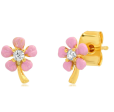 Enamel Flower Stud Earring For Cheap