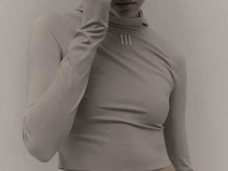 Womens Base Layer Crop Hoodie on Sale