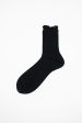 ANP-124 Organic Plain Socks Black Sale