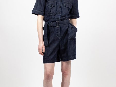 Wanderer Playsuit Indigo Online Hot Sale