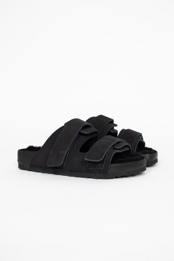 Uji VL Cazador Shearling Sandal Slate Online