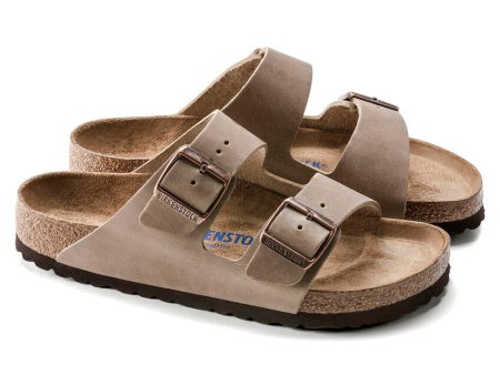 Birkenstock Men s Arizona Soft Footbed Suede Leather Oiled Leather - Tobacco Brown Discount