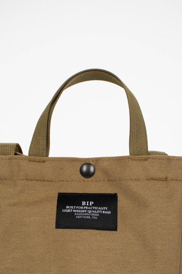 Small Side Pocket Tote Khaki Online