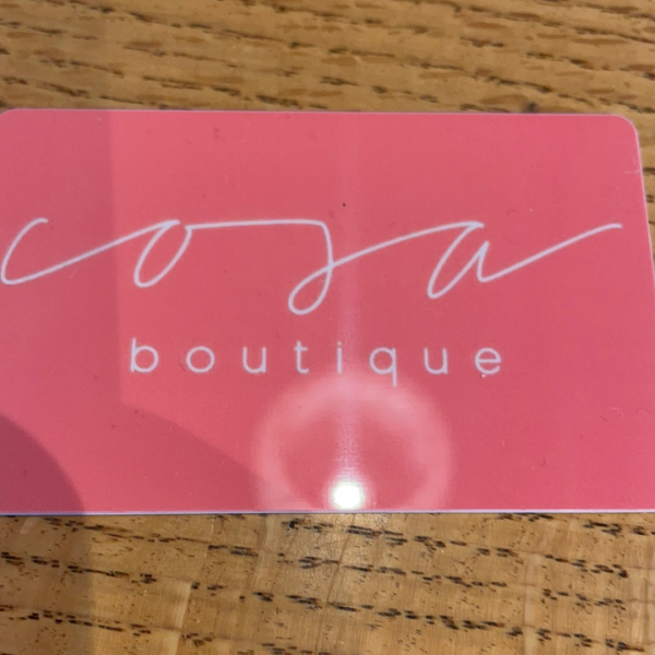 Cosa Physical Gift Card *Various Amounts* For Cheap