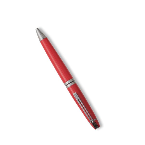 Carlton London Red Metallic Magnetic Metal Twist Pen Online