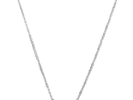 Cz With Rhodium Plated Fancy Necklace For Women Online Hot Sale