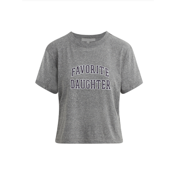 Favorite Daughter Cropped Collegiate Tee Online Hot Sale