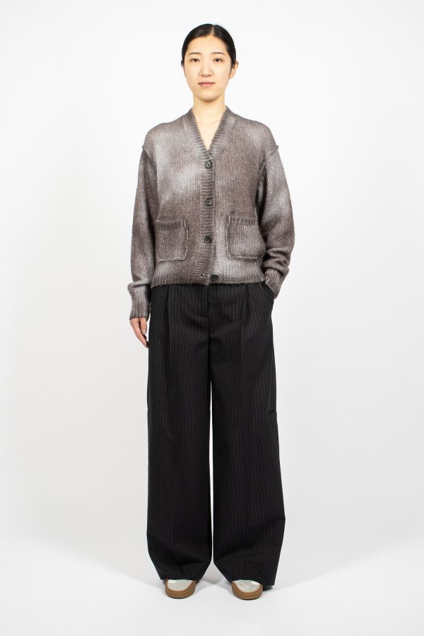 Pinstripe Tailored Trousers Black Supply