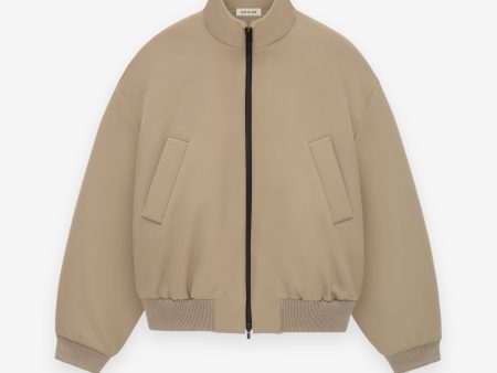 Weighted Twill Bomber Hot on Sale