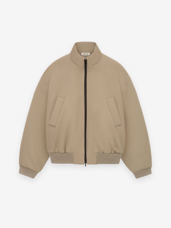 Weighted Twill Bomber Hot on Sale