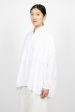 Wide Shirt White Cheap