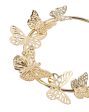 Gold Plated With Cz & Butterfly Bold Hoop Earring For Women Supply