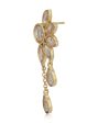 Carlton London Gold Plated Cz Floral Drop Earring For Women Supply