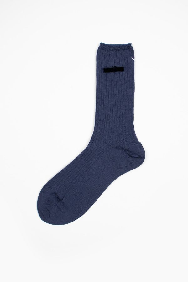 ANP-118 Ribbon Sock Navy Online Hot Sale