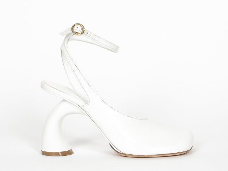 Square Toe Heel White Online Sale