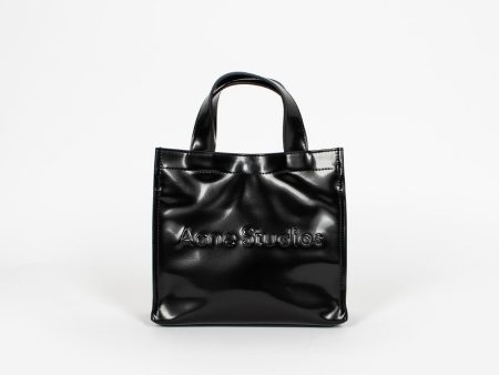 Logo Shopper Mini Tote Bag Black Hot on Sale