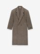 Boiled Wool Relaxed Overcoat Online Hot Sale