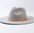 Wool Fedora with Trim Sale