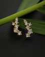 Carlton London Gold Plated Cz Stud Earring For Women For Sale