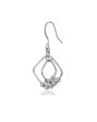 Carlton London 925 Sterling Silver Rhodium Plated Contemporary Drop Earring Online now