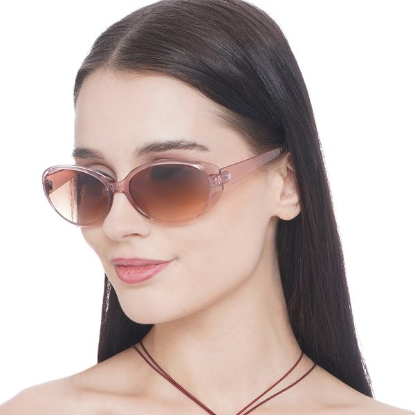 Carlton London Pink Toned Uv Protected Oval Sunglasses For Women Online Sale