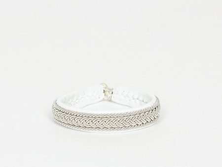 White Hide B Bracelet on Sale