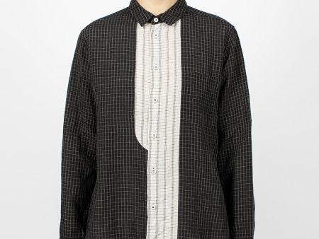 Check Shirt Charcoal For Discount