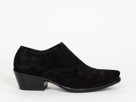 Heeled Papillon Shoe Suede For Cheap