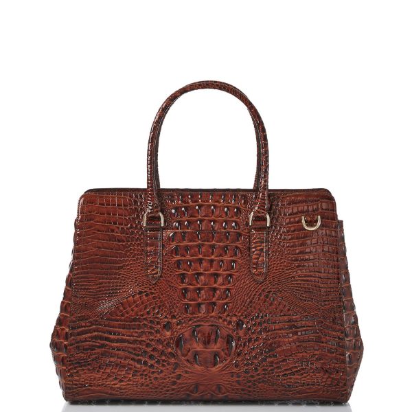 Brahmin Women s Melbourne Finley Carryall Satchel Cheap