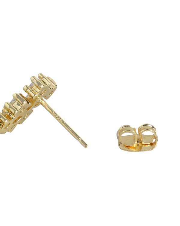 Gold Plated With Cz Stylish Petite Ear Climber For Women For Cheap