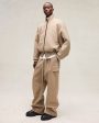 Weighted Twill Wide Leg Cargo Pants Sale