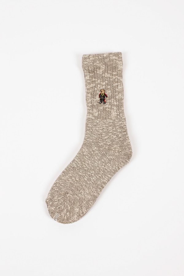 RS-253 Bear Socks Khaki Online Sale