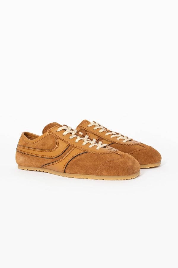 Marathon Suede Sneakers Tan Online