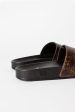 Papillon Shower Slide Black Brown Cheap