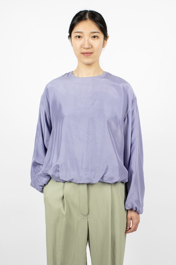 Silk Blouse Lavender For Sale