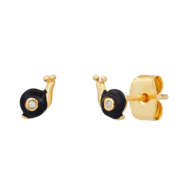 Enamel Snail Studs For Discount