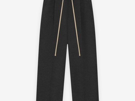 Brushed Wool Cashmere Wide Leg Pants Online Sale