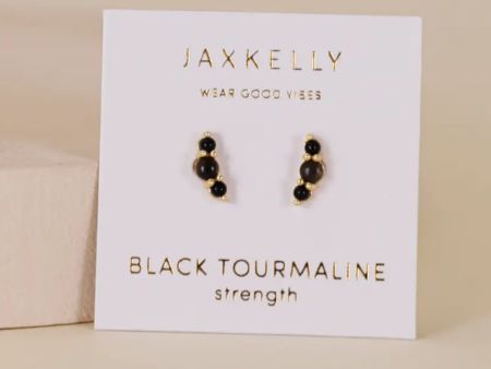 Crescent Gold Earrings For Cheap