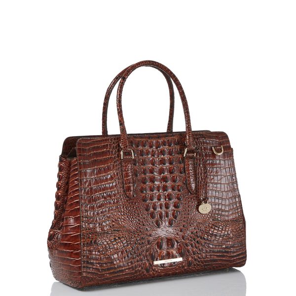 Brahmin Women s Melbourne Finley Carryall Satchel Cheap