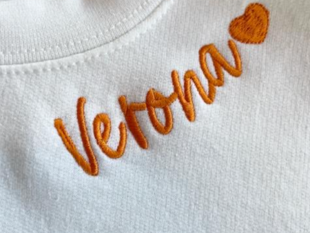 Verona Custom Embroidered Sweatshirt For Sale