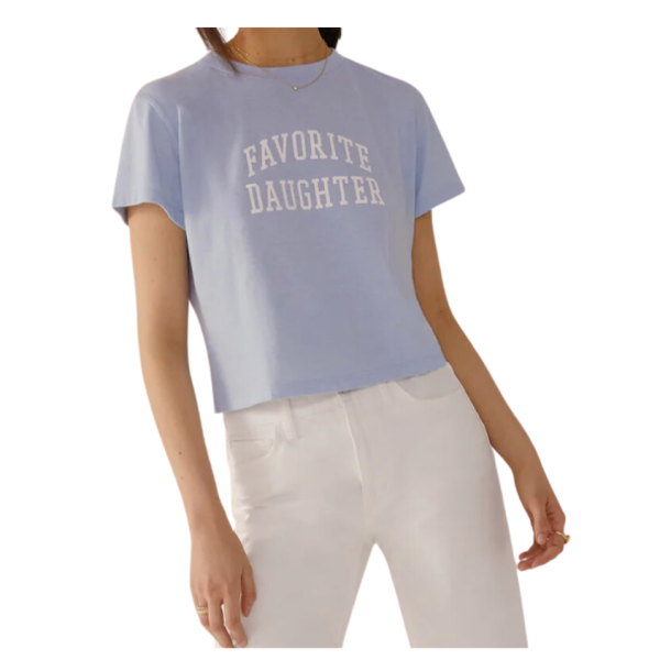 Favorite Daughter Cropped Collegiate Tee Online Hot Sale