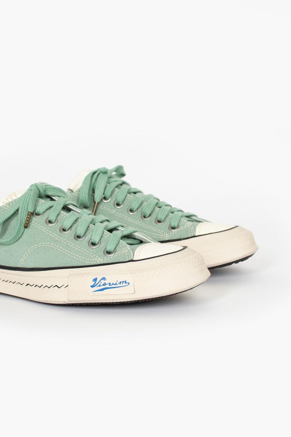 Skagway Lo Sneaker Green Canvas Online now