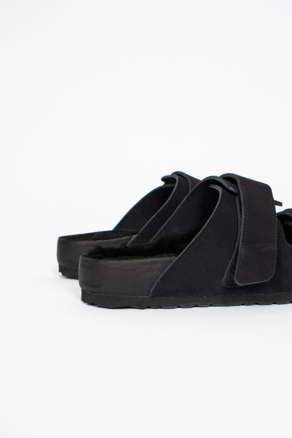 Uji VL Cazador Shearling Sandal Slate Online