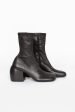 Heeled Half Boots Dark Brown Fashion